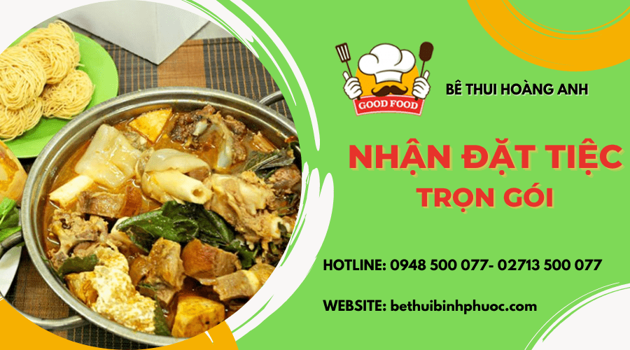 nhận đặt tiệc