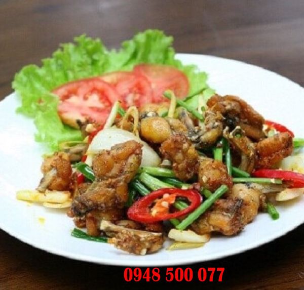 ẾCH XÀO XẢ ỚT